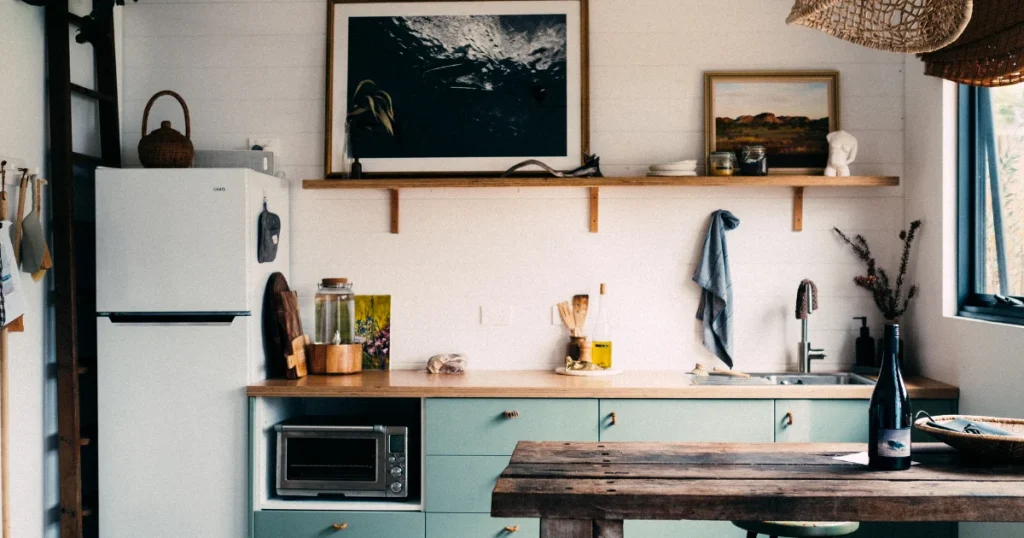 Cozy Cabin Mountain Kitchen