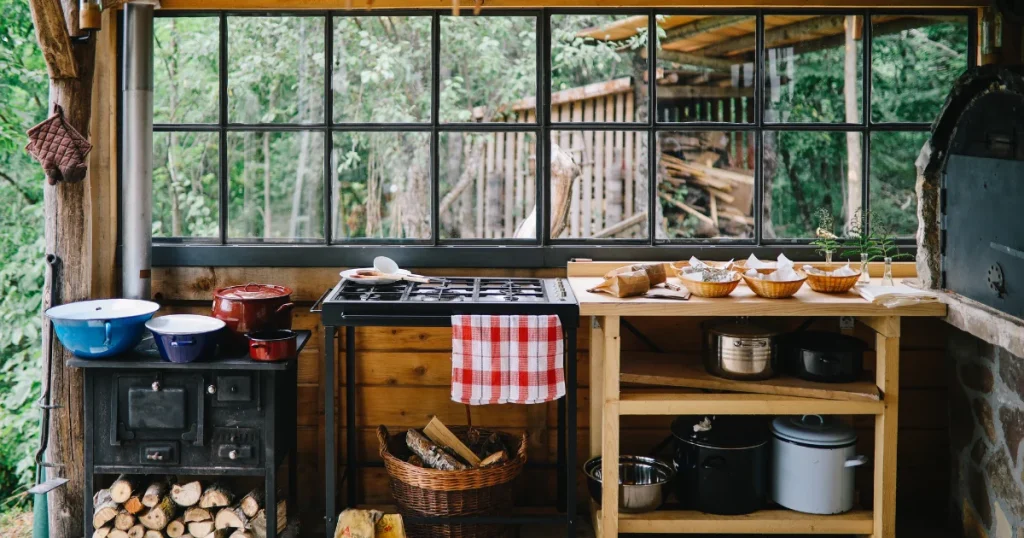 Outdoor Mountain Kitchen