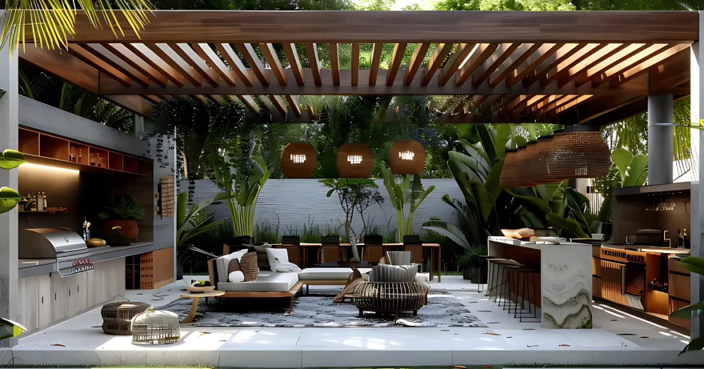 All-Weather Pergola with Retractable Roof